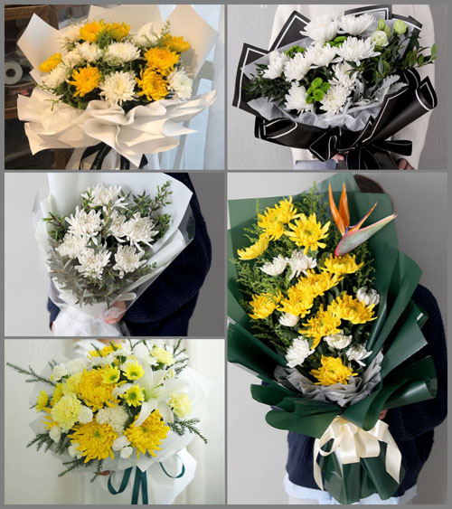 广西贺州八步区城东街道白事花束代送